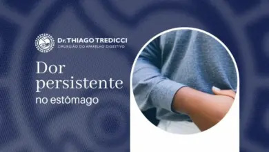 Dor persistente no estômago