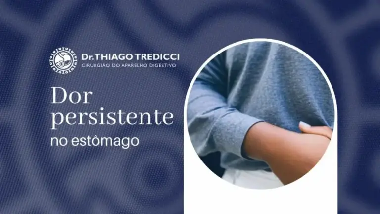 Dor persistente no estômago