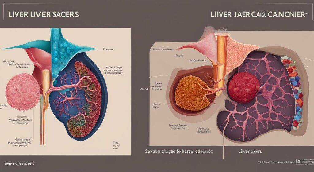 quais são os estágios do câncer de fígado